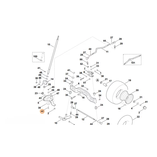 STIHL  Śruba z łbem płaskim M8x30 9064 319 1860